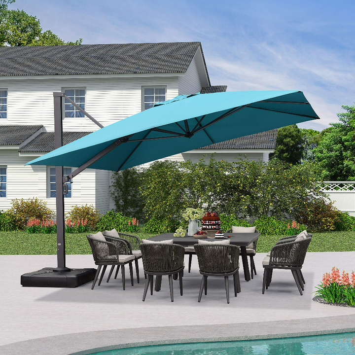 DEMO ITEMS 10 ft / 11 ft / 12 ft / 9 x 12 ft / 10 x 13 ft Square Patio Sydney Style Umbrella