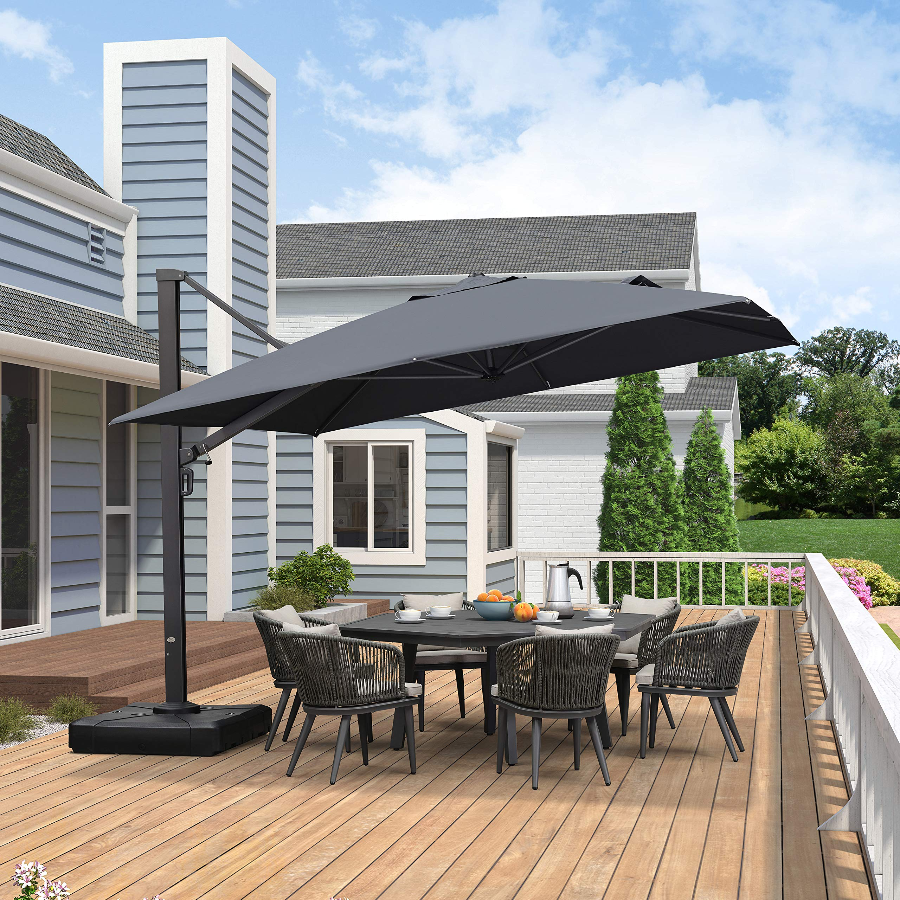 DEMO ITEMS 10 ft / 11 ft / 12 ft / 9 x 12 ft / 10 x 13 ft Square Patio Sydney Style Umbrella