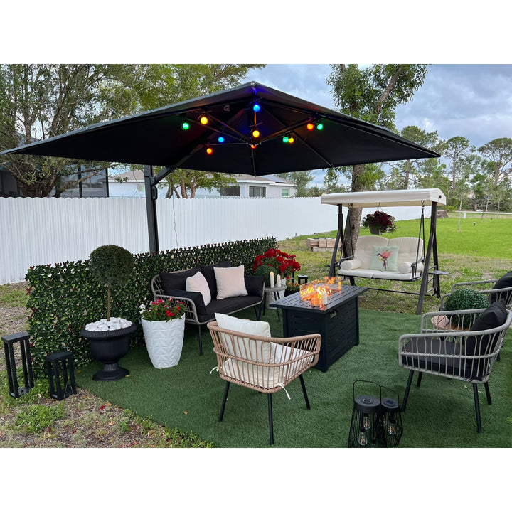 DEMO ITEMS 10 ft / 11 ft / 12 ft / 9 x 12 ft / 10 x 13 ft Square Patio Sydney Style Umbrella