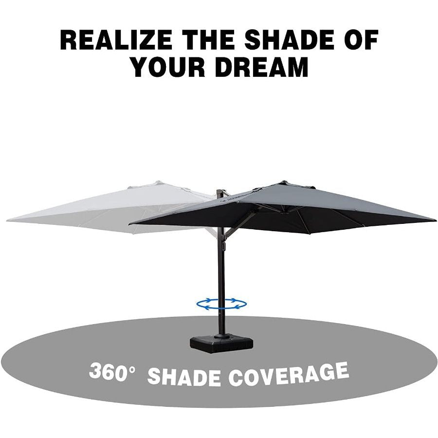 DEMO ITEMS 10 ft / 11 ft / 12 ft / 9 x 12 ft / 10 x 13 ft Square Patio Sydney Style Umbrella