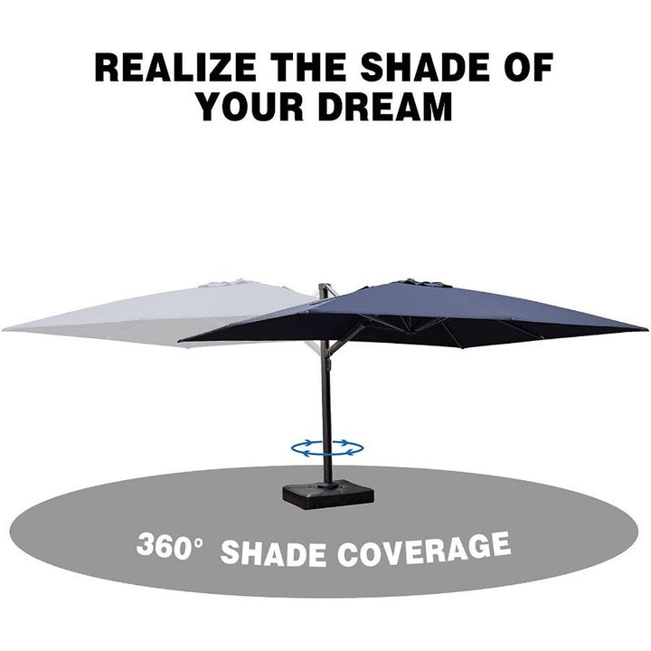 DEMO ITEMS 10 ft / 11 ft / 12 ft / 9 x 12 ft / 10 x 13 ft Square Patio Sydney Style Umbrella