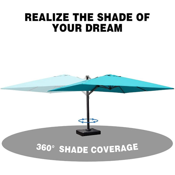 DEMO ITEMS 10 ft / 11 ft / 12 ft / 9 x 12 ft / 10 x 13 ft Square Patio Sydney Style Umbrella