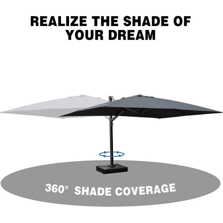 DEMO ITEMS 10 ft / 11 ft / 12 ft / 9 x 12 ft / 10 x 13 ft Square Patio Sydney Style Umbrella