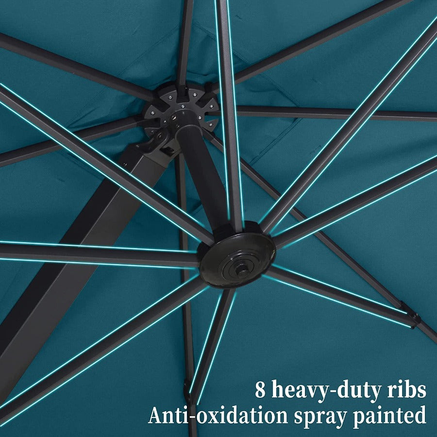 DEMO ITEMS 10 ft / 11 ft / 12 ft / 9 x 12 ft / 10 x 13 ft Square Patio Sydney Style Umbrella