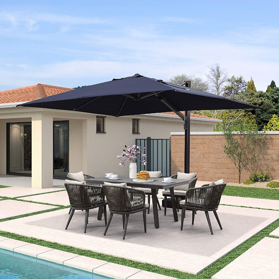 DEMO ITEMS 10 ft / 11 ft / 12 ft / 9 x 12 ft / 10 x 13 ft Square Patio Sydney Style Umbrella