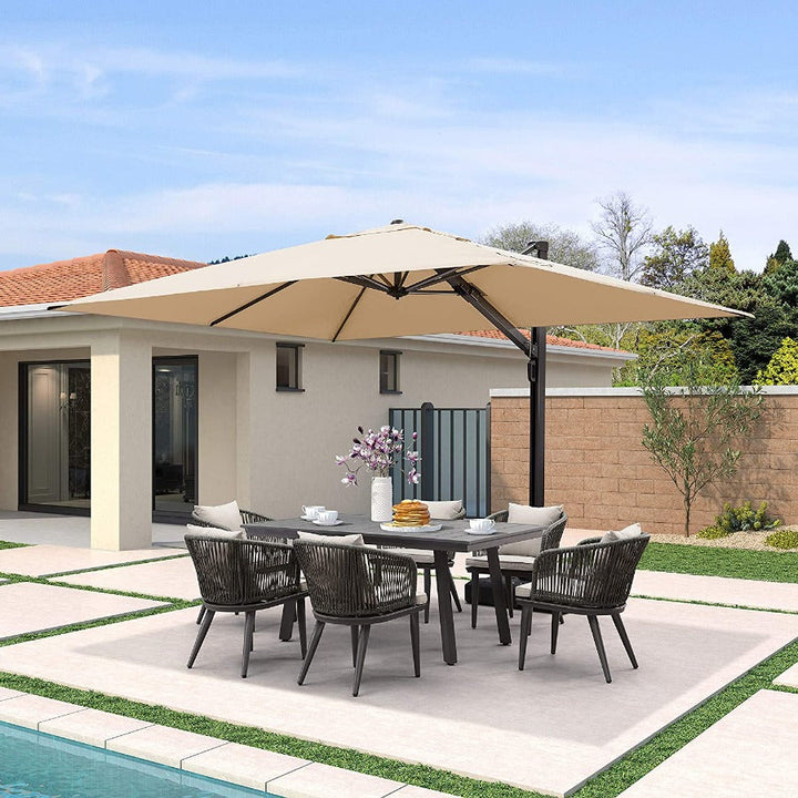 DEMO ITEMS 10 ft / 11 ft / 12 ft / 9 x 12 ft / 10 x 13 ft Square Patio Sydney Style Umbrella