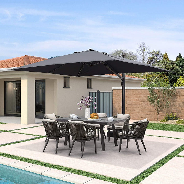 DEMO ITEMS 10 ft / 11 ft / 12 ft / 9 x 12 ft / 10 x 13 ft Square Patio Sydney Style Umbrella