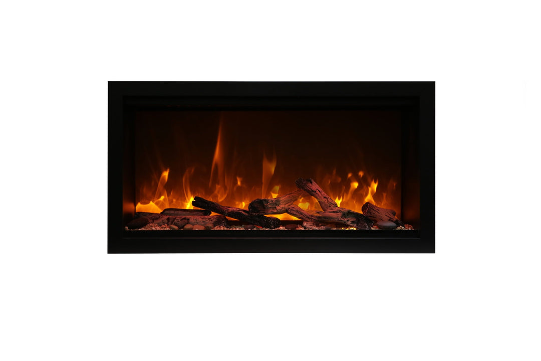 Amantii 100" Symmetry Extra Tall Built-in Smart WiFi Indoor/Outdoor Electric Fireplace