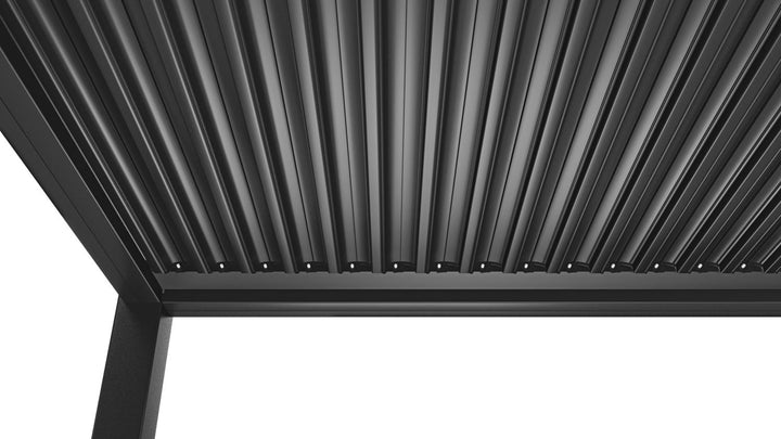 Bon Pergola 10' x 13' Manual Aluminum Louver Starry Pergola