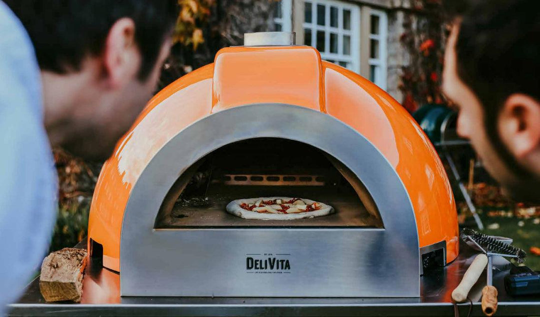 DeliVita Pro Gas/Wood-Fired Pizza Oven -  Deluxe Complete Collection