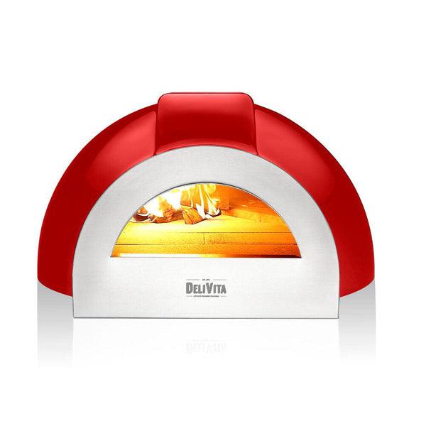 DeliVita Pro Gas/Wood-Fired Pizza Oven -  Deluxe Complete Collection