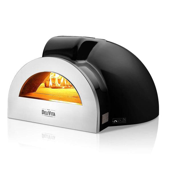 DeliVita Pro Gas/Wood-Fired Pizza Oven -  Deluxe Complete Collection