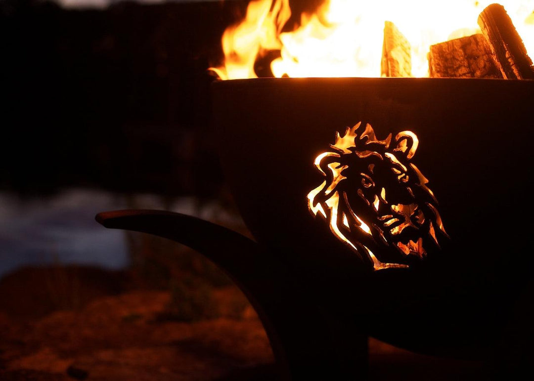 Fire Pit Art Africa's Big Five