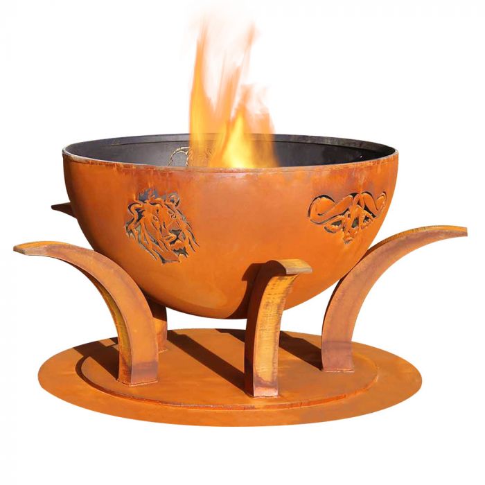 Fire Pit Art Africa's Big Five