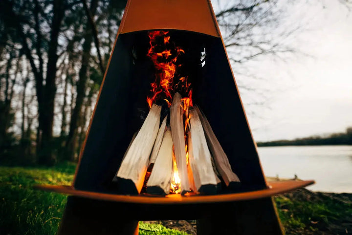 Fire Pit Art Vesuvius Wood-Burning Fire Pit