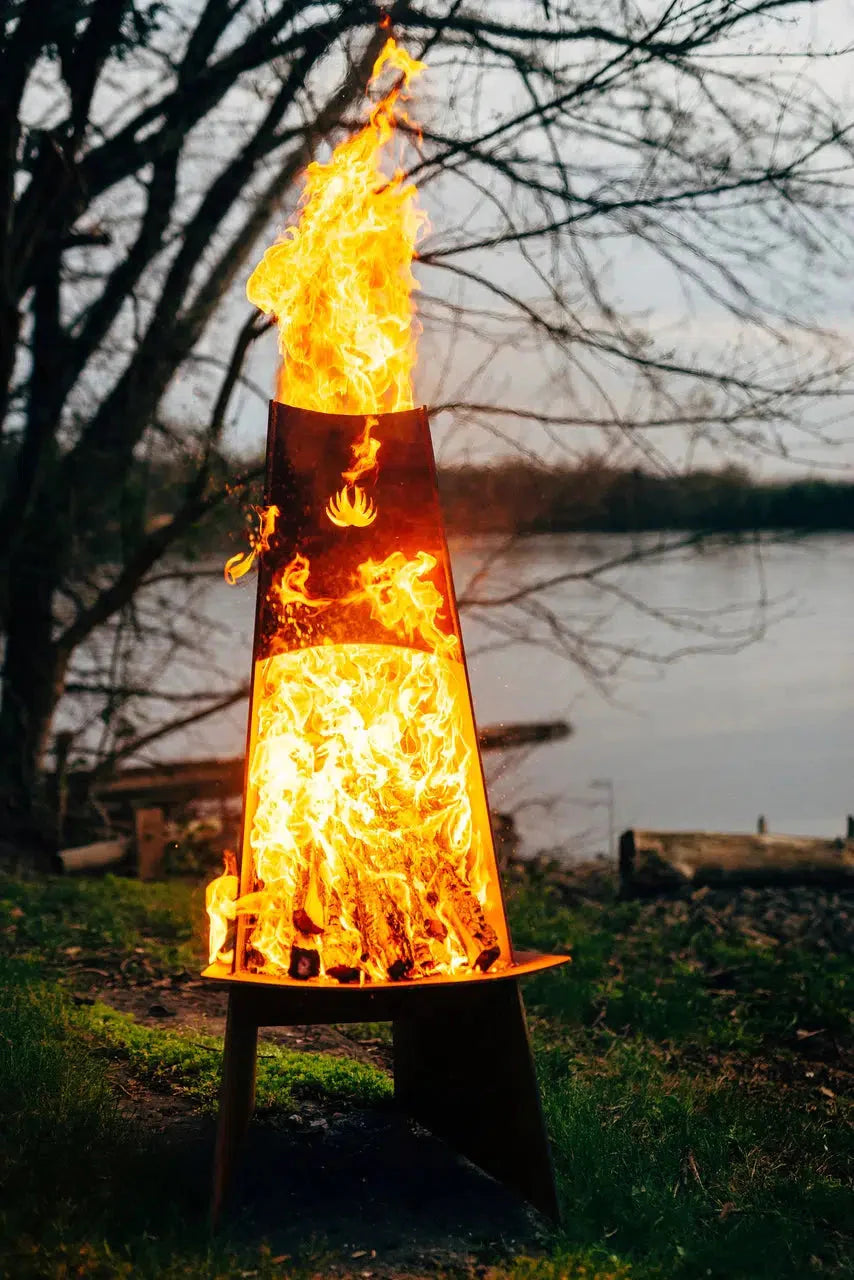 Fire Pit Art Vesuvius Wood-Burning Fire Pit