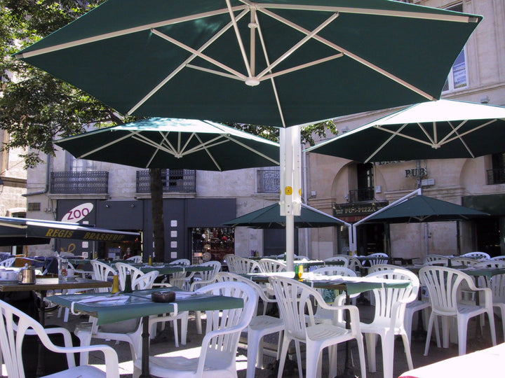 May Parasols 9' 10" x 9' 10" Single Rialto Square Umbrella