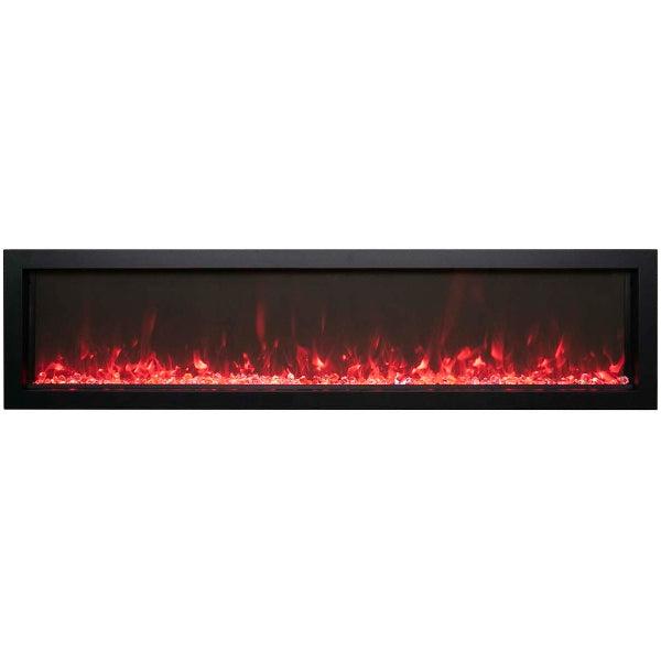 Remii 55" Extra Slim Built-In Indoor/Outdoor Electric Fireplace