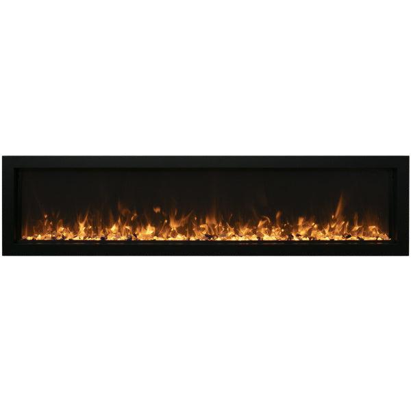 Remii 55" Extra Slim Built-In Indoor/Outdoor Electric Fireplace