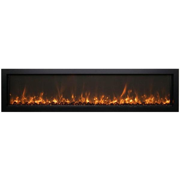 Remii 55" Extra Slim Built-In Indoor/Outdoor Electric Fireplace