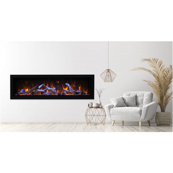 Remii 65" Extra Tall Built-In Indoor/Outdoor Electric Fireplace