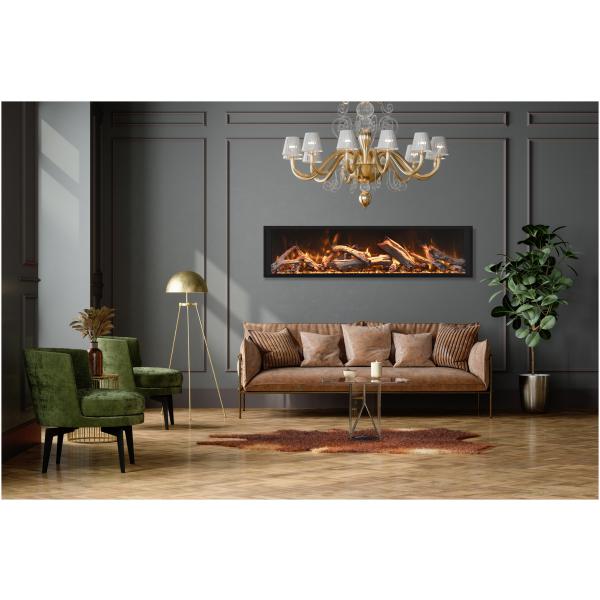 Remii 65" Extra Tall Built-In Indoor/Outdoor Electric Fireplace