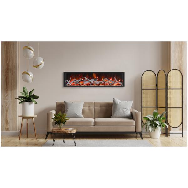 Remii 65" Extra Tall Built-In Indoor/Outdoor Electric Fireplace