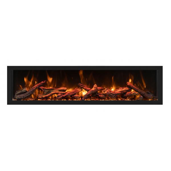 Remii 65" Extra Tall Built-In Indoor/Outdoor Electric Fireplace