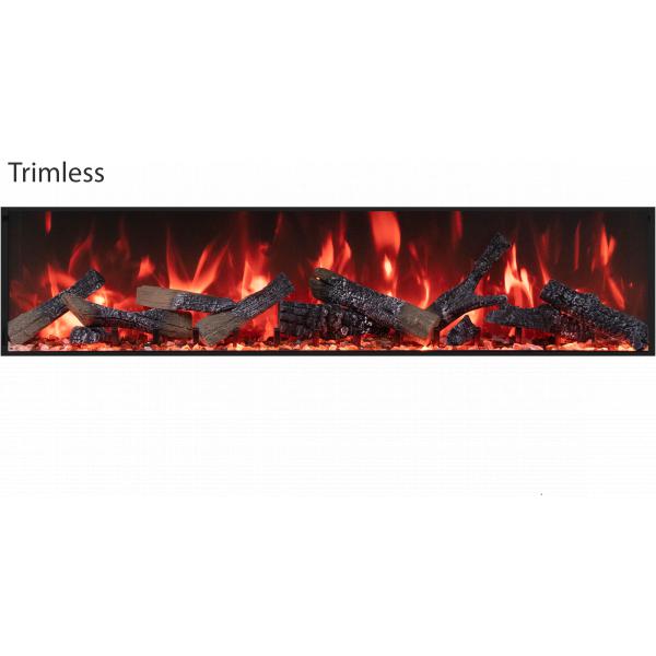 Remii 65" Extra Tall Built-In Indoor/Outdoor Electric Fireplace